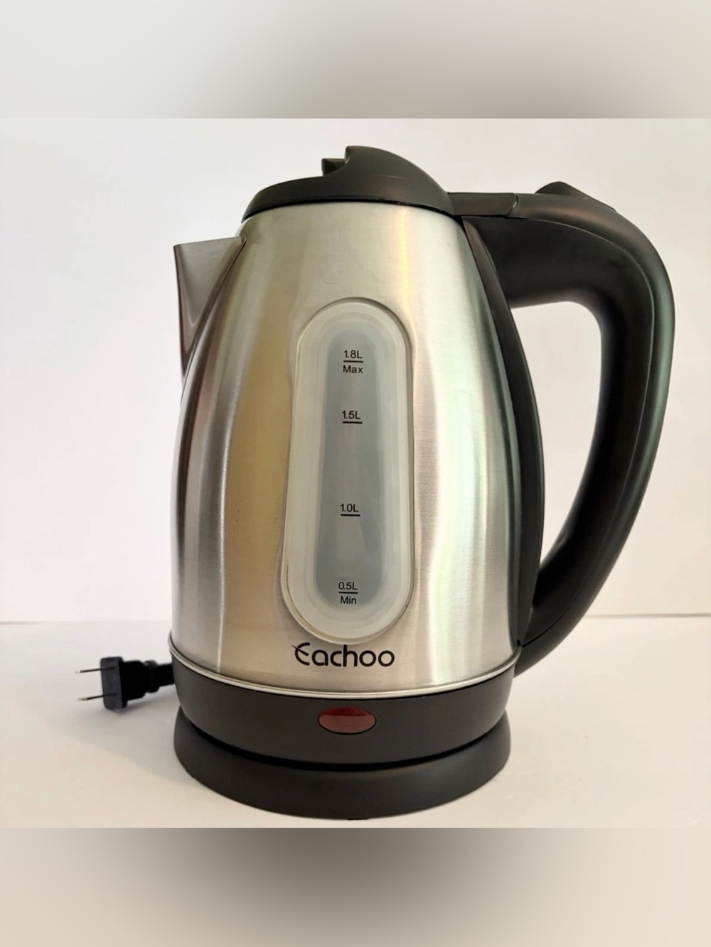 Eachoo 1.8L Electric tea kettle stainless steel cordless water heater boiler NIB